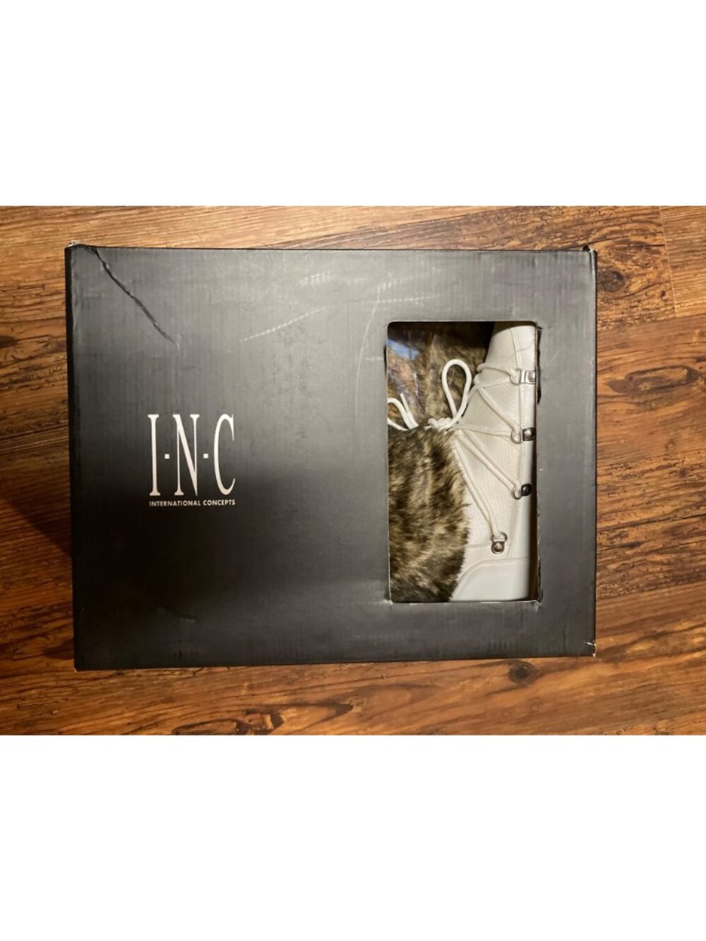INC International Concepts Women White Winter Boot 8M US New In Box - Picture 5 of 9